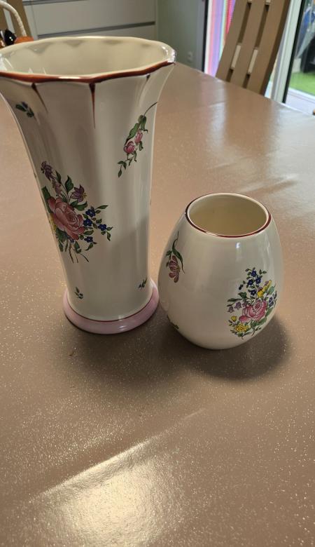 Vases lunéville état neuf