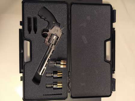 Revolver Dan Wesson 6" Silver Co2 Plomb 4,5mm