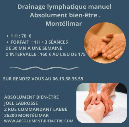  Drainage lymphatique manuel de Vodder -Montélimar