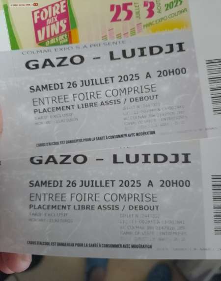 2 places Gazo+ luidji