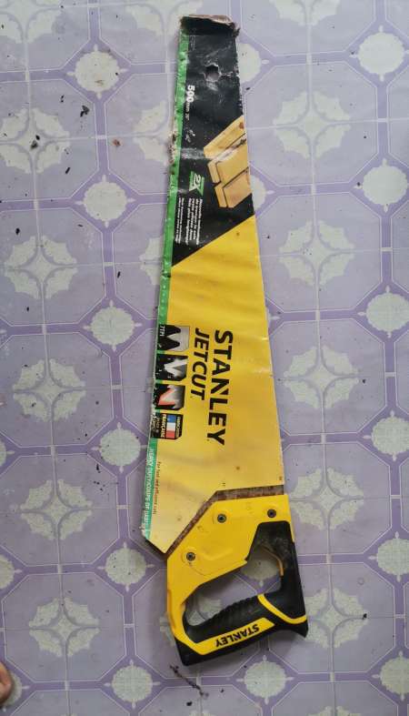 Scie égoïne JETCUT STANLEY, 500 mm, coupe de débit