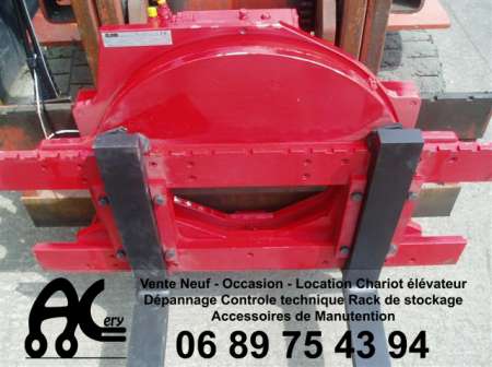 TETE ROTATIVE RETOURNEUR DE FOURCHE