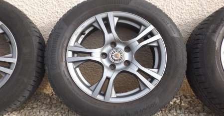 4 Roues complètes pneus montées sur jantes alu