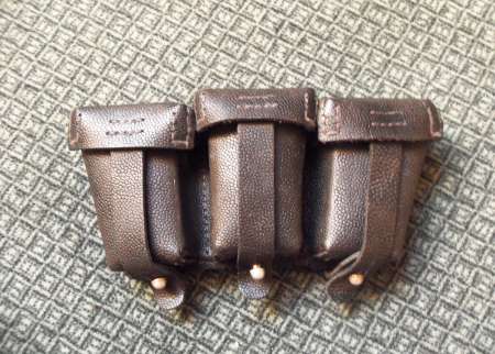 Cartouchière cuir allemande .