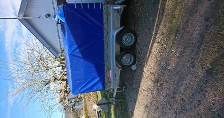 vends remorque double essieux