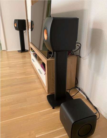 KEF - Enceinte sans fil HiFi (tout-en-un)