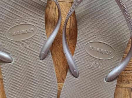 Arabesque - Mes tongs portées (grande pointure)