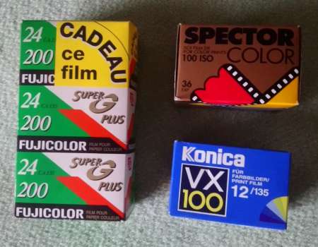 Lot de 5 pellicules périmées