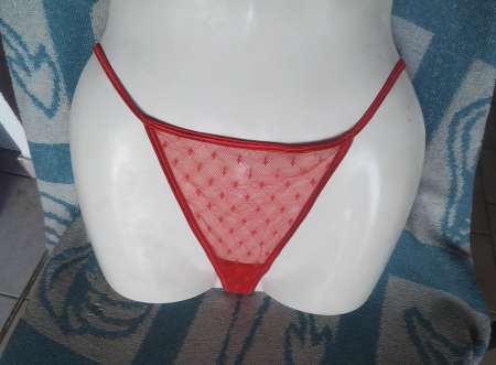 string transparent  bas auto fixant