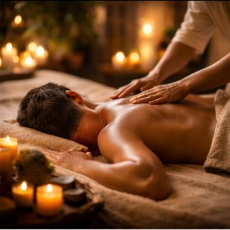 Massage californien &barefoot pour un lâcher_prise