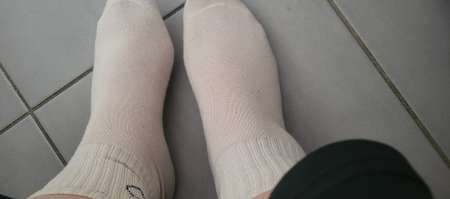 Chaussettes portées.