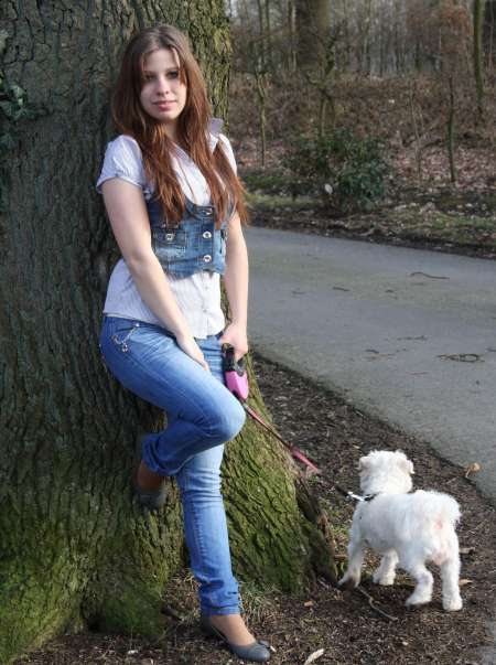 Modèle féminin débutante