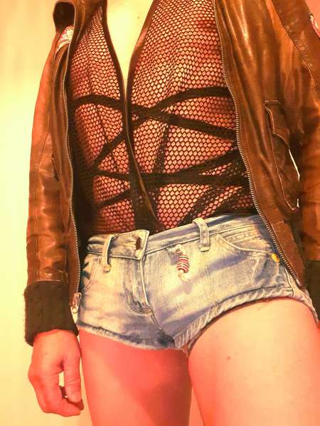 Short en jean bleu, taiile 36/38