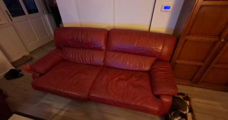 donne canapé convertible cuir