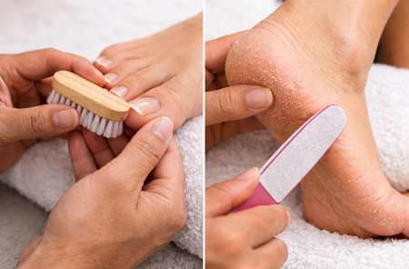 Soin confort pieds à domicile ou institut