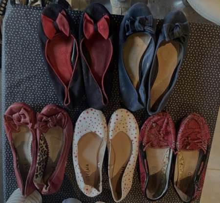 Nombreuses paires de chaussures femme tous styles
