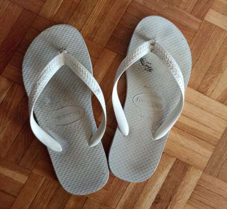 Arabesque - Mes tongs P44 portées et odorantes