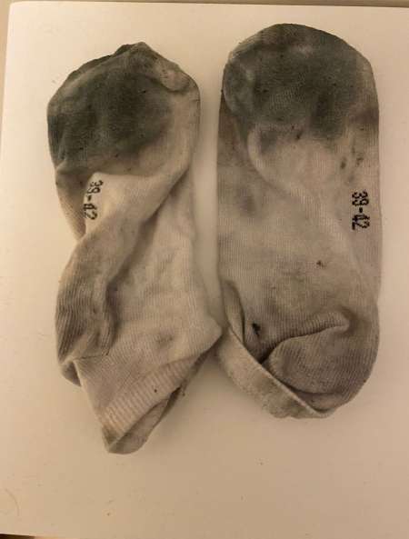 Chaussettes usées