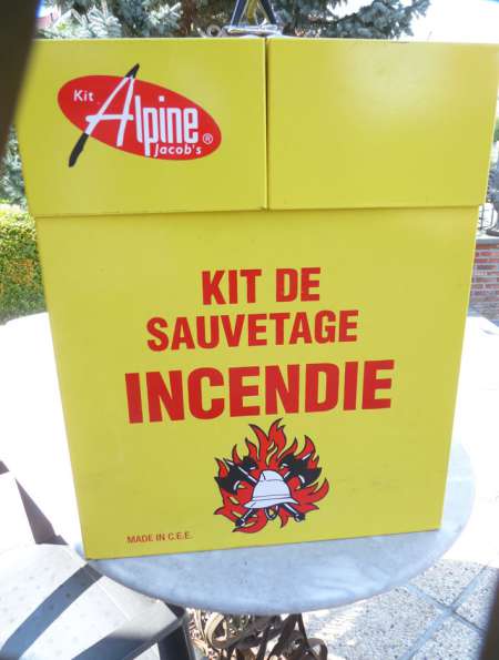 kit sauvetage alpine jacobs boite vide en métal