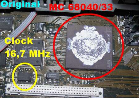 processeur 68LC40 33mhz pour LC630 quadra650/800