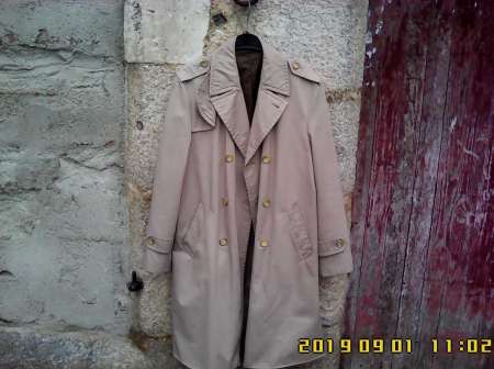 Gabardine imperméable demi-saison, encolure 39 -40