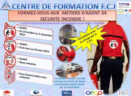 FORMATION AGENT DE SECURITE INCENDIE- SSIAP1