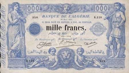 Recherche Billets banque Algérie et de la Tunisie