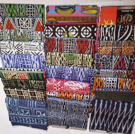  Coupons Tissus Ndop Bamiléké Cameroun coton