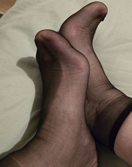 Chaussettes ou socquettes portées