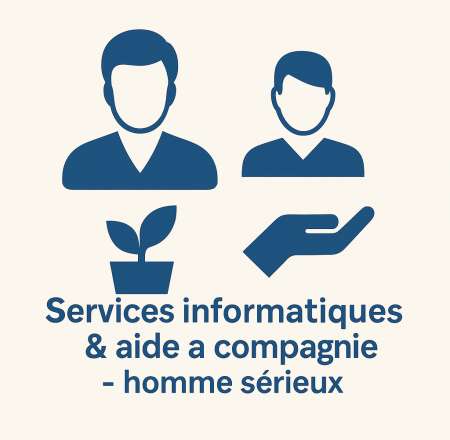 Homme polyvalent propose services à domicile