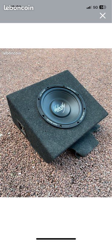 sono caisson et sub velocity plus cables