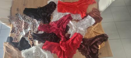 Tanga dentelle plusieurs couleurs