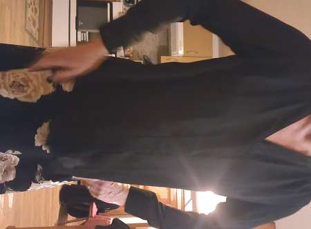 Chemisier noir transparent T44