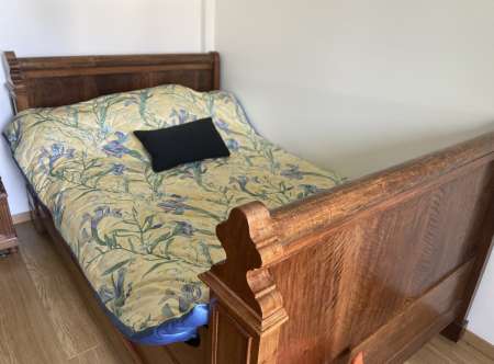 Vente lit bois .