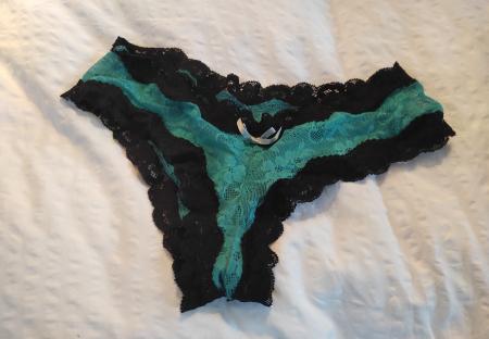Culotte verte et noire