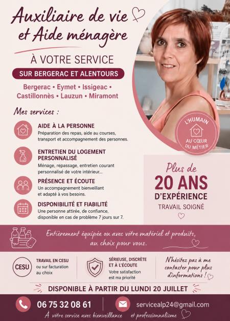Aide à domicile .