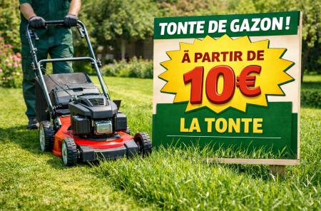 Service à domicile jardinage avec enlèvement