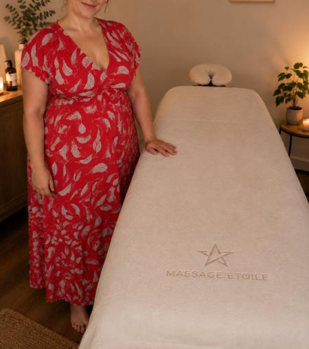 Modèle femme pour massage bien-être